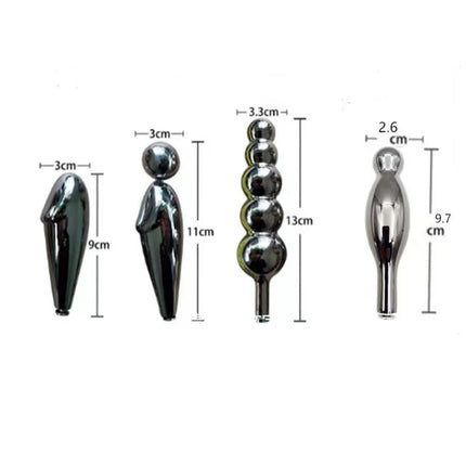 LILUPLAY Invisible Female Stainless Steel Chastity Belt with Hole Plug BDSM Strapon Belt Lockable Underwear Sex