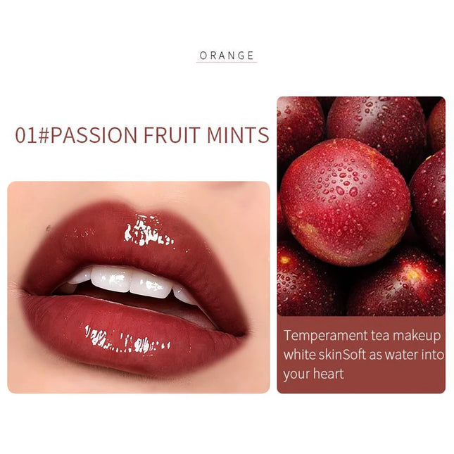 Waterproof Glitter Lip Gloss Set - Moisturizing Shimmer Lipstick Non-Fading Long Lasting, Aurora Colors for Party Stage Makeup