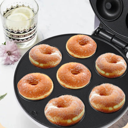 7 Holes Mini Donut Machine Household Doughnut Maker for Kitchen Donut Machine Dessert 220V EU Plug/110V US Plug