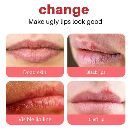 Lip Scrub for Dark Lips Pink Lips Balm Exfoliante Moisturizing Reduce Pigmentation Anti-Cracking Sugar Scrub Lighten