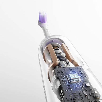 MIJIA Sonic Vibration Electric Toothbrush Pro,Smart 4 Modes, Long Battery Life, IPX8 Waterproof,LED Screen & Travel Lock