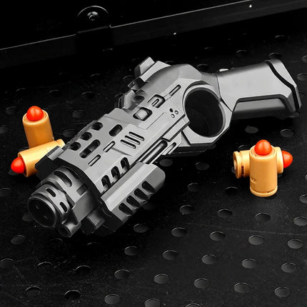 EDC Tactical Gadget with 1-Click Shell Ejection & Card Holder – Mini Stress Relief Toy for Adults