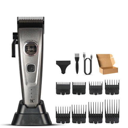 Professional Hair Clipper DKBAG 7500RPM External Rotor Brushless Motor Barber DLC Echo Blade Base Charger Hair Trimmer for Man