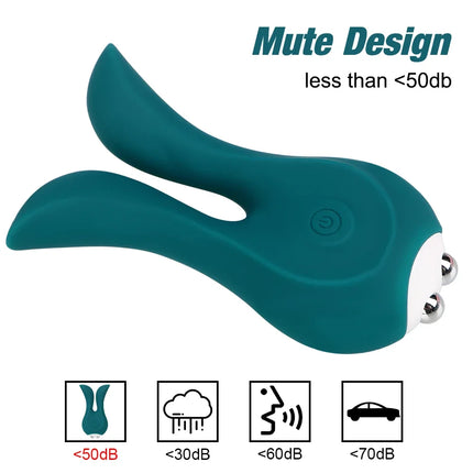 Erotic Rabbit Vibrators for Women Nipple Clamps Clitoris Stimulator Breast Clips Vaginal Anal Plug Female Masturbator Sex Toys