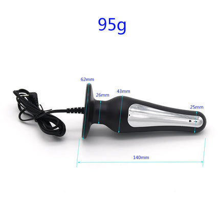 Electric Shocker Anal Butt Plug Sex Toy,Electrosex Bdsm Vagina Anus Ass Dilator,Electrostimulator Estim Buttplug Bi-Polar Toys