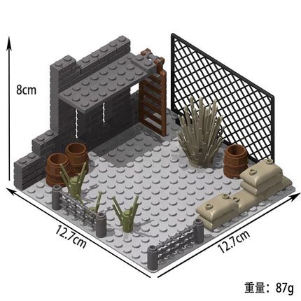 WW2 Military Observation Tower - Army Base Building Blocks