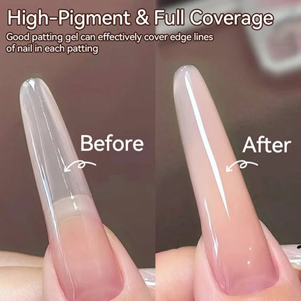 4 Colors Nude Painting Gel Drawing Gel Palette French Nail Polish UV Gel Nail Salon Holographic Manicure Nail Art Tool