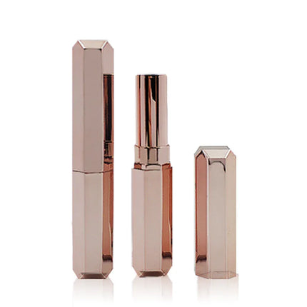500PCS Octagonal Diamond Lip Balm Tube Empty Lipstick Tube Refillable Lip Gloss Container Lip Wax Tube Cosmetic Packaging Empty