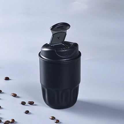 260ml Petal Coffee Tumbler, 316 Stainless Steel Vacuum Cup, Antibacterial & Wide Mouth, Double-Wall Thermos for Hot/Iced Drinks