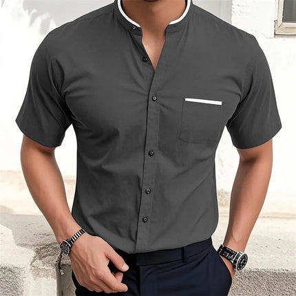 Men's shirts, 3D printed men's tops, plus size business office clothing, XS-6XL, comfortable and soft fabric, fast delivery