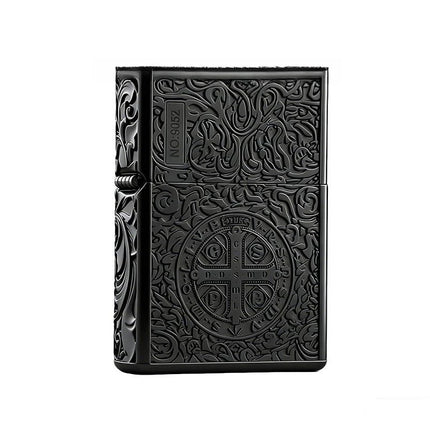 ZORRO Black Titanium Constantine Kerosen Lighter, Personalized Thickened Armor, Gift for Boyfriend Gadgets for Men