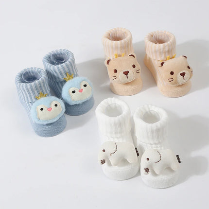 Infant Baby Socks for Girl Boy Thin Cotton Breathable Cute Baby Accessories Unisex Newborn Boneless Short Socks