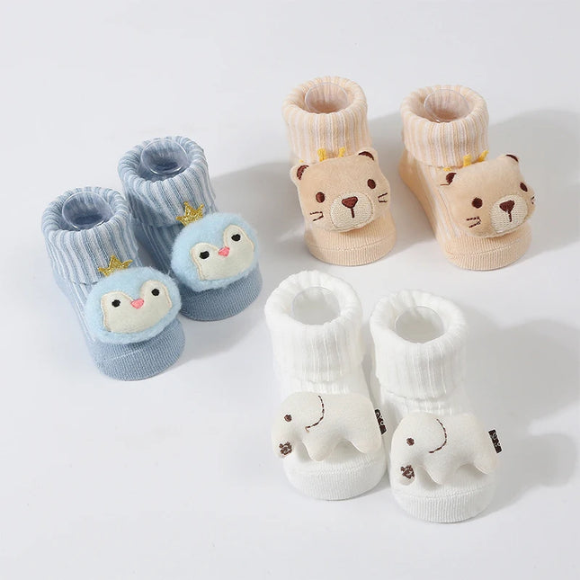 Infant Baby Socks for Girl Boy Thin Cotton Breathable Cute Baby Accessories Unisex Newborn Boneless Short Socks