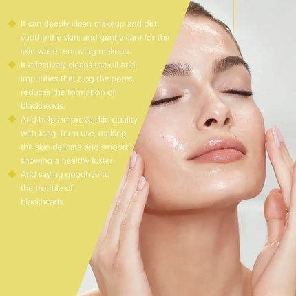 Makeup Remover Oil Instant Makeup Removal Refreshing Non Irritating Clear Cleaning Improve Sensitive Skin Facial Cleanser Oil