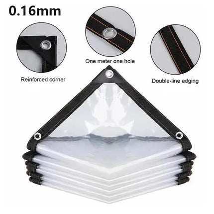 Gardening Transparent Plastic Shelter Film Outdoor Waterproof Tarp Cloth Terrace Succulents Insulation Tent Balcony Awnings Tarp
