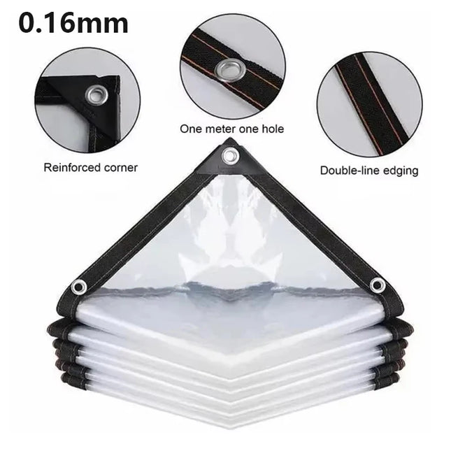 Gardening Transparent Plastic Shelter Film Outdoor Waterproof Tarp Cloth Terrace Succulents Insulation Tent Balcony Awnings Tarp