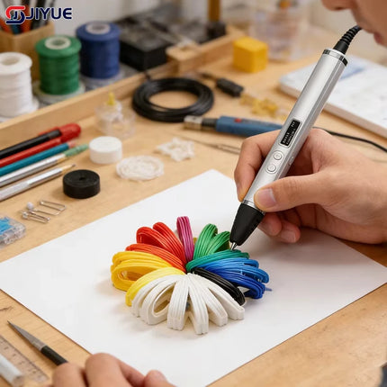 For Doodling Making Holiday Presents 3D Printing Pen With Oled Display temperature Control And Fast Extrusion With PLA Filament