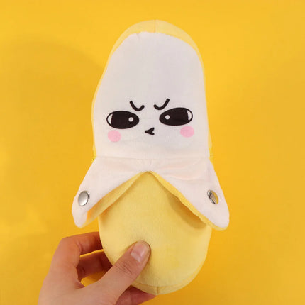Creative Fruit Induction Metronome Cute Soft Banana Sound Squeaky Birthday Gifts Music Rhythm Stuffed Music Perception
