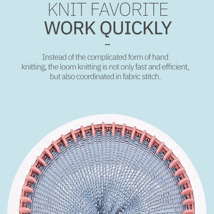 48needle Handmade Knitting Machine Cylinder Wool Loom Scarf Sweater Hat Socks Adult Children Lazy Artifact Christmas Gift