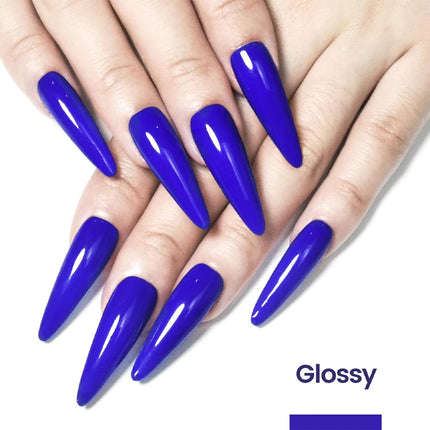 QAZIXU 10ml Klein Blue Nail Polish Gel Soak Off UV LED Manicure Semi-Permanent Nail Art Varnish For Salon & Home Pure Gel Polish