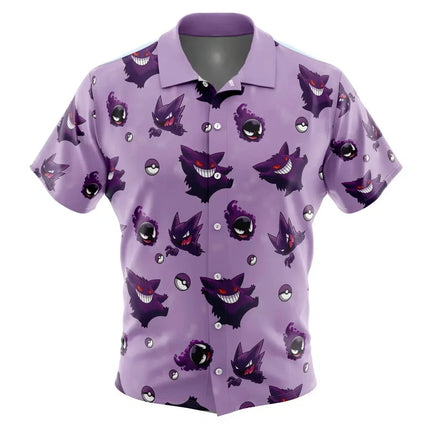 Transmutation Circle Fullmetal Alchemist Button Up Hawaiian Shirt Fashion Trend Breathable Loose Versatile Casual Sports Summer Men