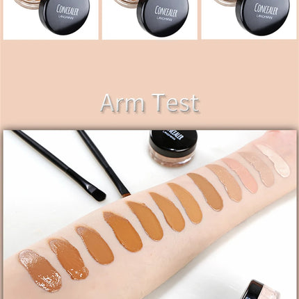 Long Lasting Concealer Foundation Cream Face Makeup Waterproof Moisturizing Full Coverage Acne Spot Dark Circles Concealer Cream