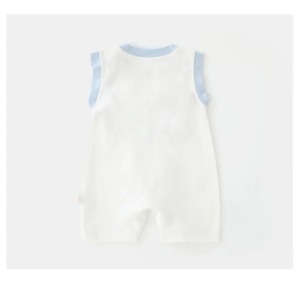 summer baby romper boy girl sleeveless cartoon pattern bodysuit for 6-18 Months