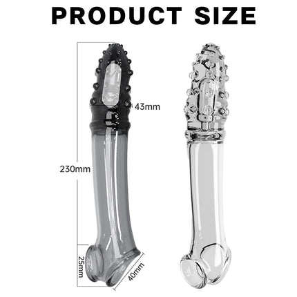 Penis Sleeve Extensions Ejaculation Male Particle stimulation Vibrators Clits Massager Cock Ring Vibrating Penis Cover Sex Toys