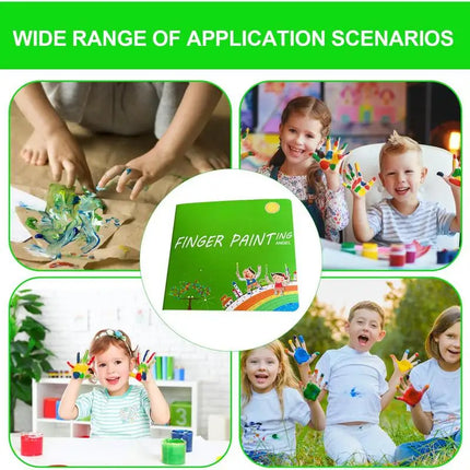 Finger Painting Pad Funny Painting Toys For Kids Kids Finger Painting Kit And Book With Educational Activities For Boys Girls
