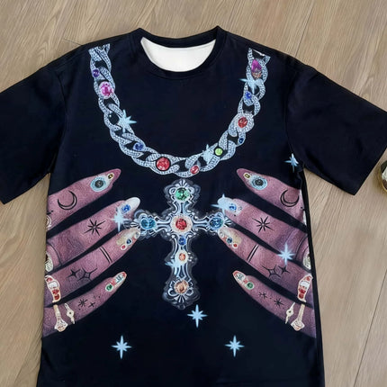 New Women's Fashionable 3D Printed Street Fashion Breathable Quick Drying T-shirt Suitable for Daily Outdoor Sports and Leisure
