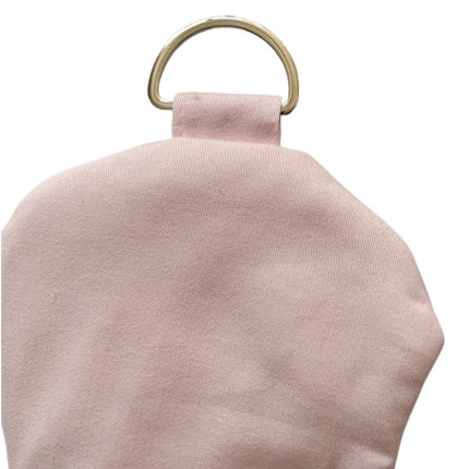 ABDL/DDLG Locking Padded Mitten Soft Pink Bondage Mitts Lockable BDSM Handcuffs Paw