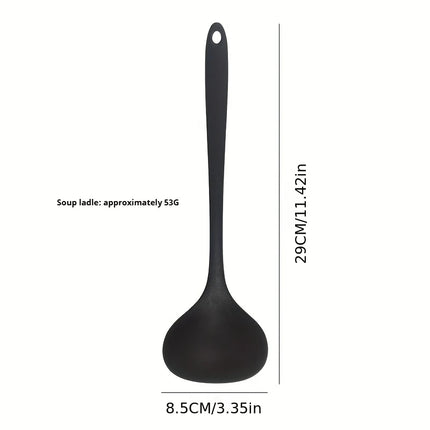 1/4/8pcs Non-Stick Pans Silicone Spatula Soup Ladle Slotted Spoon Cooking Tools for Kitchen Utensil