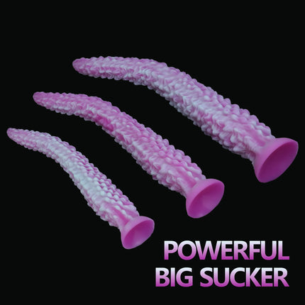 Anal plug dildo purple octopus tail shape anal plug prostate massager adult G-spot stimulation masturbator sex toy 18+
