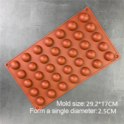 Silicone Mold Pastry 3D Cake Design Mini Cupcake Mousse Muffin Heart Bubble Square Baking Mold