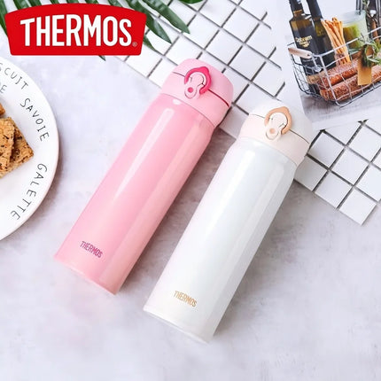 THERMOS 350/500ML Water Bottle Vacuum Flask Stainless Steel Thermal Mug, Hot Cold Keep 6-12H,Leakproof for Office Outdoor Travel