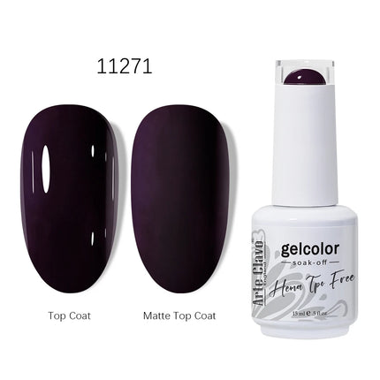 Arte Clavo HEMA TPO FREE Gel Nail Polish 15ML Long Lasting For Manicure Semi Permanent Nail Art UV LED Gel Varnish Nail Supplies