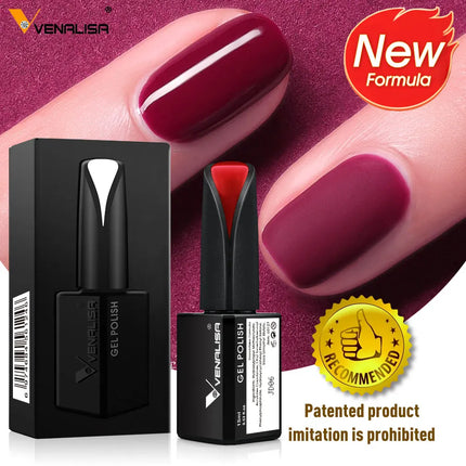 Venalisa15ML Silky Matte TPO FREE Topcoat No Cleaning Nail Lacquer Full Coverage Long Lasting Gorgeous Color Nail Varnish