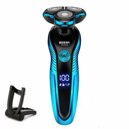ZOZEN Rotary Electric Shaver Rechargeable Electric Razor Shaving Machine for Men Beard Trimmer Waterproof Wet-Dry Use ZN3015
