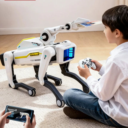 Intelligent AI RC Robot Dog Voice Dialogue APP Remote Control Programming Singing Dancing Machine Dog Kids Toys
