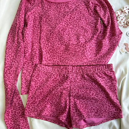Pink Striped Collection Tshirt Women Simple Casual Cotton Buttons T-shirts Sweet Cute Preppy Style Camisole+Slim Short Pants Y2K