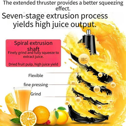 Large Caliber Juicer Household Pulp Juice Separator Vegetable Fully Automatic Juice Extractor Small Original Juice Machine