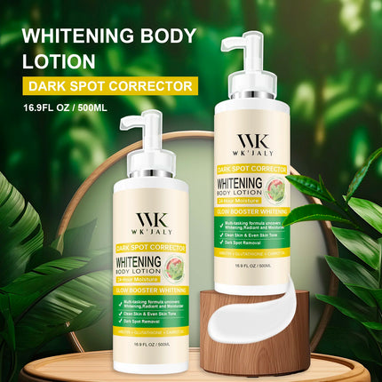 WK JALY Glutathione Whitening Body Lotion, Dark Spot Corrector, With Natural Carrot Oil, Arbutin, Moisturizing, Smooth Skin
