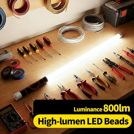 SCKDAY 360° Flexible LED Work Light 800LM Silicone Inspection Lamp Type-C Charging Bendable Flashlight for Tight Engine Space