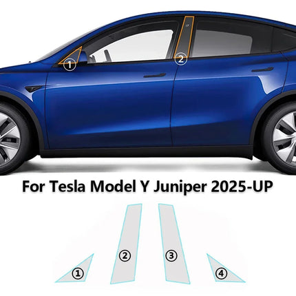 Headlight Rearview Film For Tesla Model Y Juniper 2025 2026 Pre-cut PPF Door Handles TPU Protection Film Clear Bra Anti-scratch