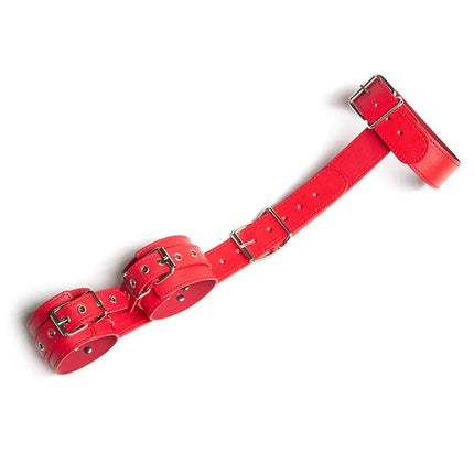 Sex Toys For Women Couples Erotic Handcuffs BDSM Neck to Wrist Bondage Restraints Adjustable Behind Back Cuffs Collar SM Tool