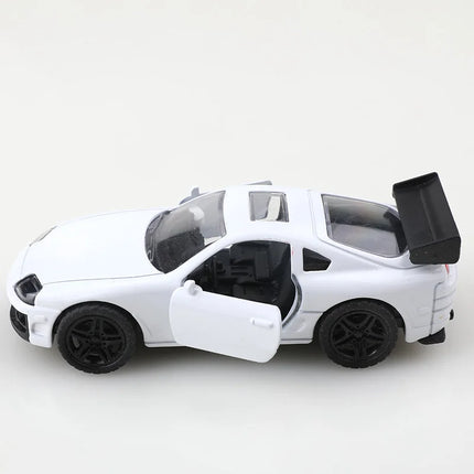 (Bagged) 1:36 Alloy Car Model Modeling Vehicle Supra Racing Sports Pull Back Car Ornaments Collection Toys For Boy Child