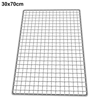 New High Quality Barbecue Net Portable Durable Iron Wire Grill Racks Reusable Square Grill Net Nonstick Roast Grate Net