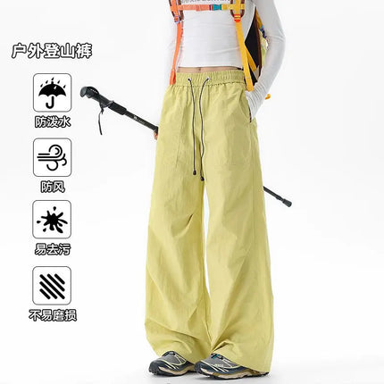 2026 Summer New Outdoor Water-Repellent Wrinkled Loose Men's Cargo Pants