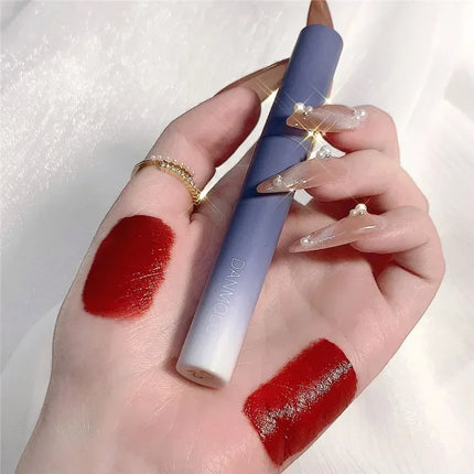 5 Colors Matte Lipstick Set Long Lasting Waterproof Non-Stick Red Lips Lip Tint Cosmetic Makeup Glaze Easy Fade Cup Lip