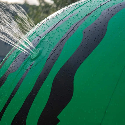 Inflatable Sprinkler, Giant Watermelon Spray Water Ball Spary from 4 Sides Water Sprinkler, Summer Outdoor WaterToys Water Party